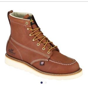 Thorogood Boots- 6” Moc Toe and steal toe. 14EE